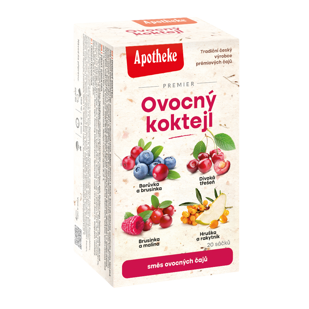 Apotheke Premier Ovocný koktejl směs čajů 20 sáčků