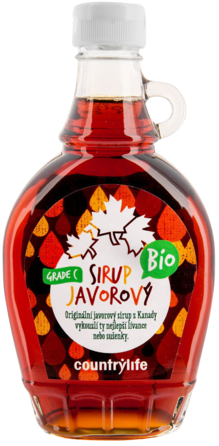 COUNTRY LIFE Javorový sirup Grade C BIO 250 ml