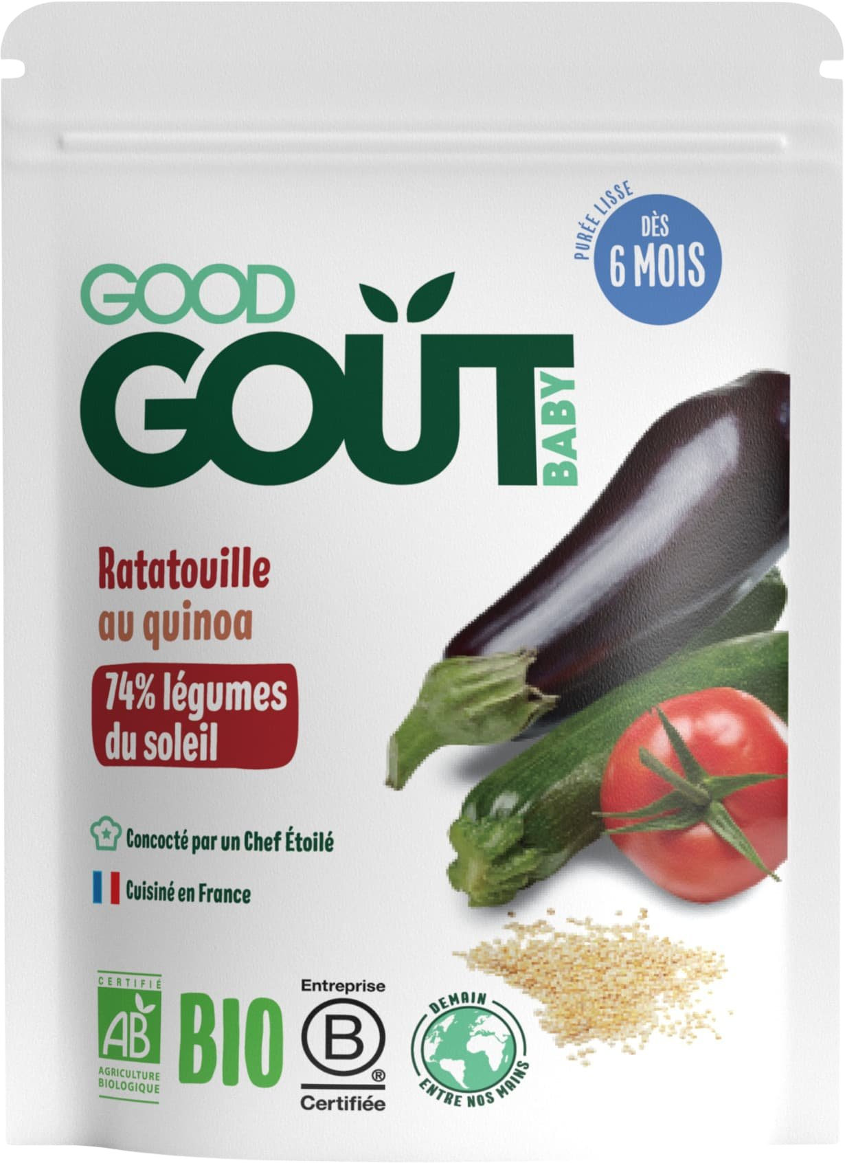 GOOD GOUT Ratatouille s quinou BIO 190 g