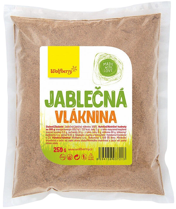 Wolfberry Jablčná vláknina vláknina 250 g