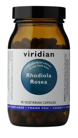 Viridian Nutrition Rhodiola Rosea Extract podpora psychickej pohody 90 cps