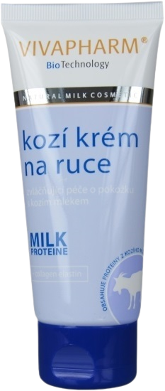VIVAPHARM Kozí krém na ruky s kolagénom 100 ml