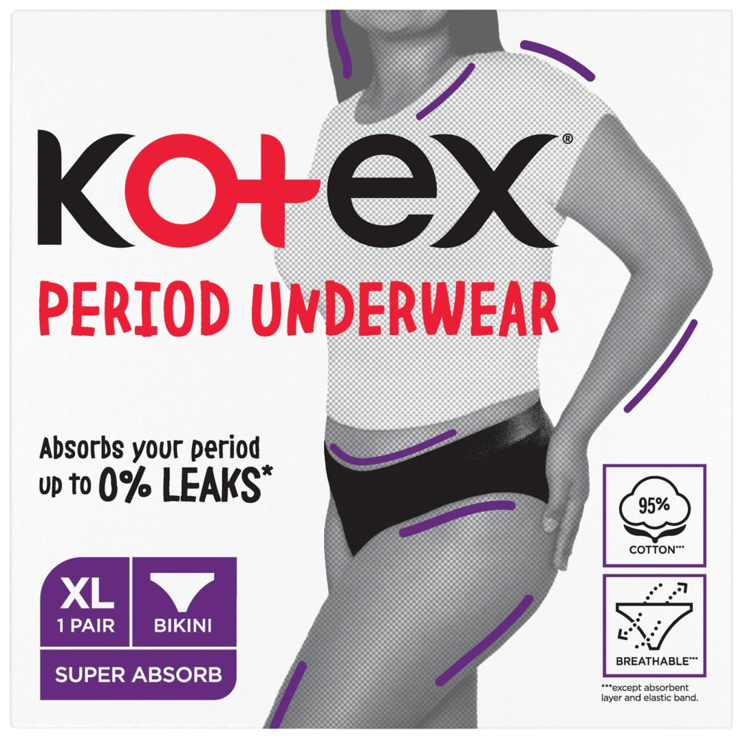 KOTEX® Periodická spodná bielizeň XL