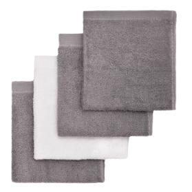 T-Tomi Žinky kúpacie bambusové, grey 4 ks