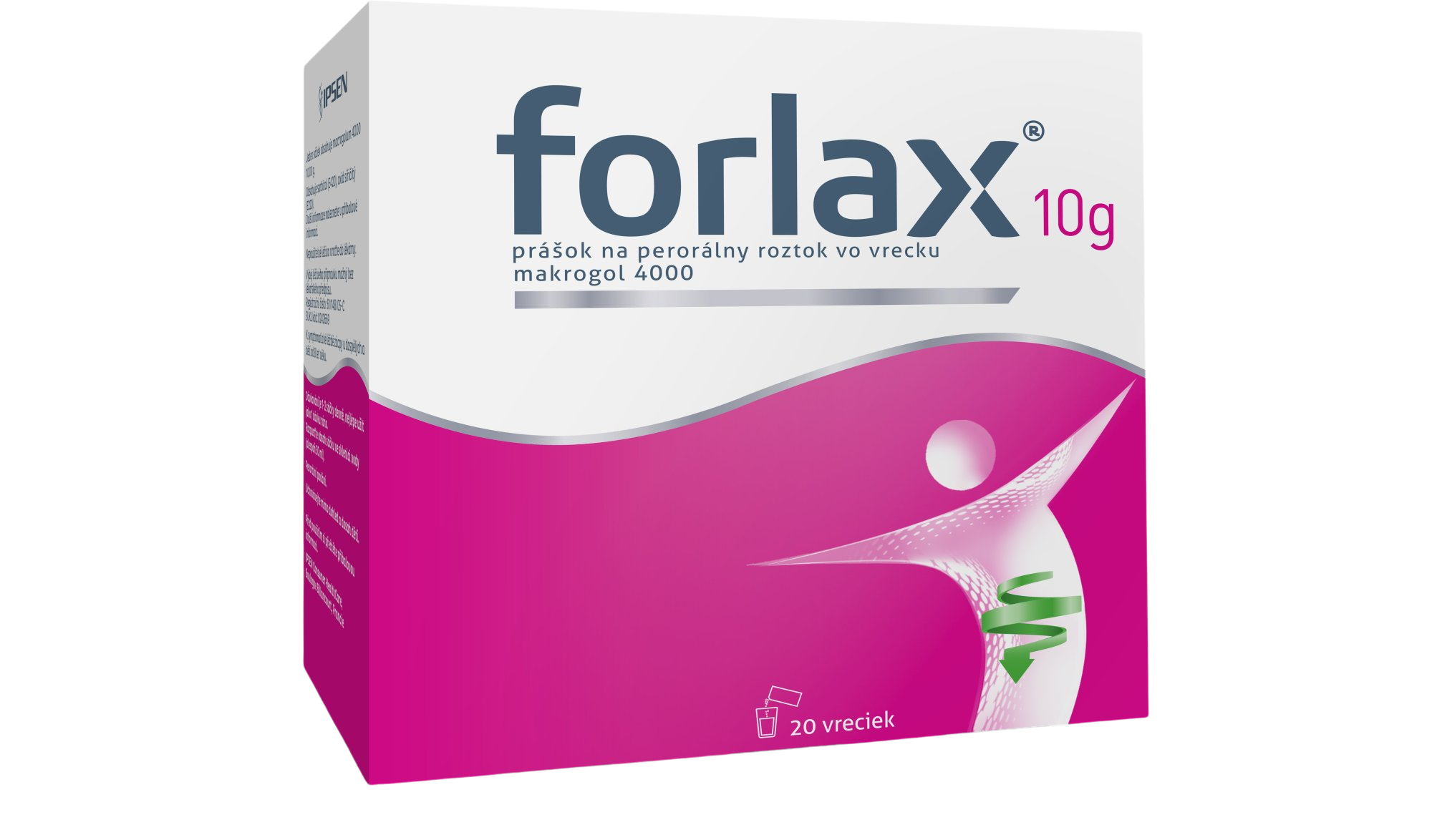 FORLAX na zápchu 10 g 20 vreciek