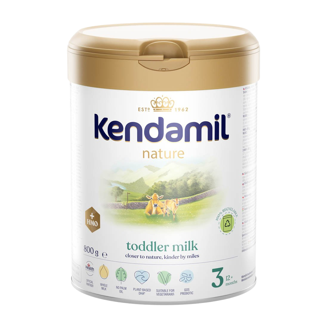 KENDAMIL Nature 3 HMO+ 800 g kúpite na Pilulka.sk