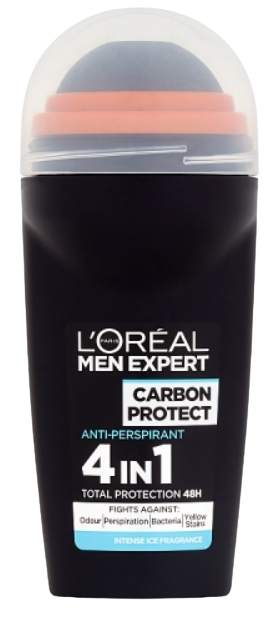 L'ORÉAL Men Expert 5in1 Antiperspirant Roll-on Carbon Protect 50 ml kúpite na Pilulka.sk