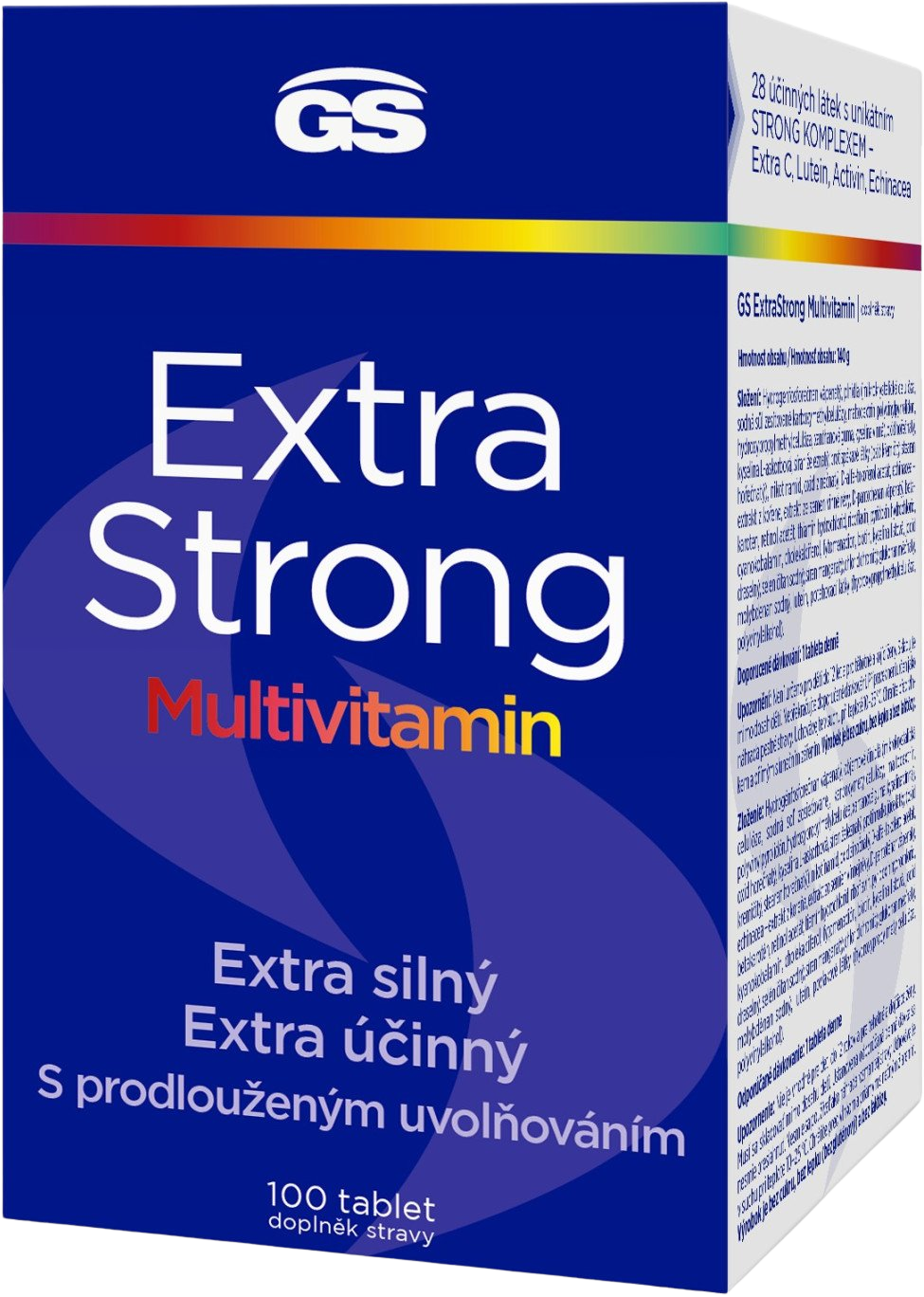 GS Extra Strong Multivitamin tablety s postupným uvoľňovaním 100 tbl kúpite na Pilulka.sk