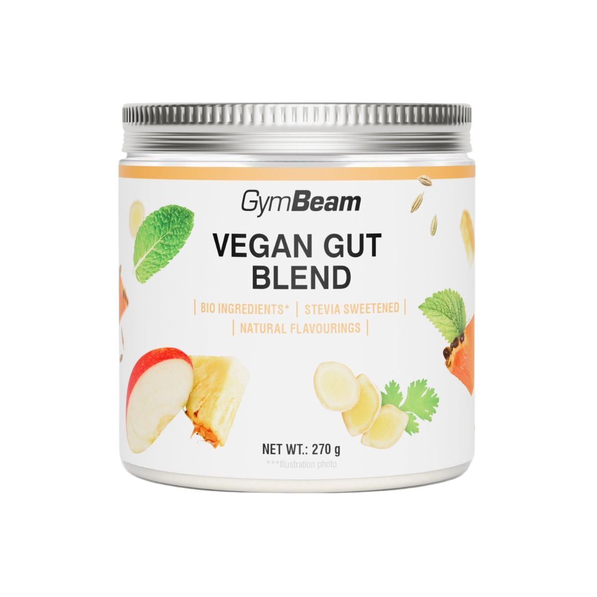 GYMBEAM Veganská směs pro střeva 270 g