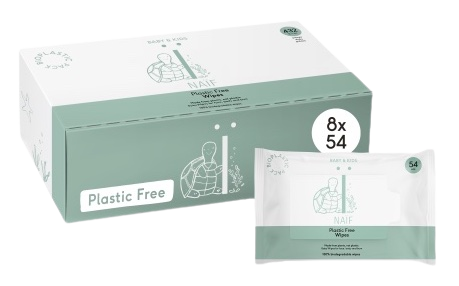 NAÏF Vlhčené obrúsky pre deti a bábätká 8 x 54 ks