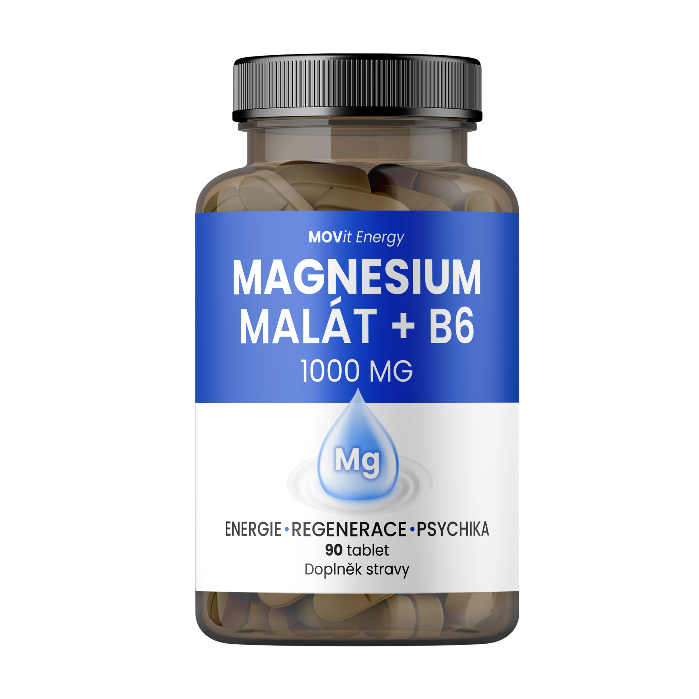 MOVIT ENERGY Magnesium Malát 1000 mg + B6, 90 tablet