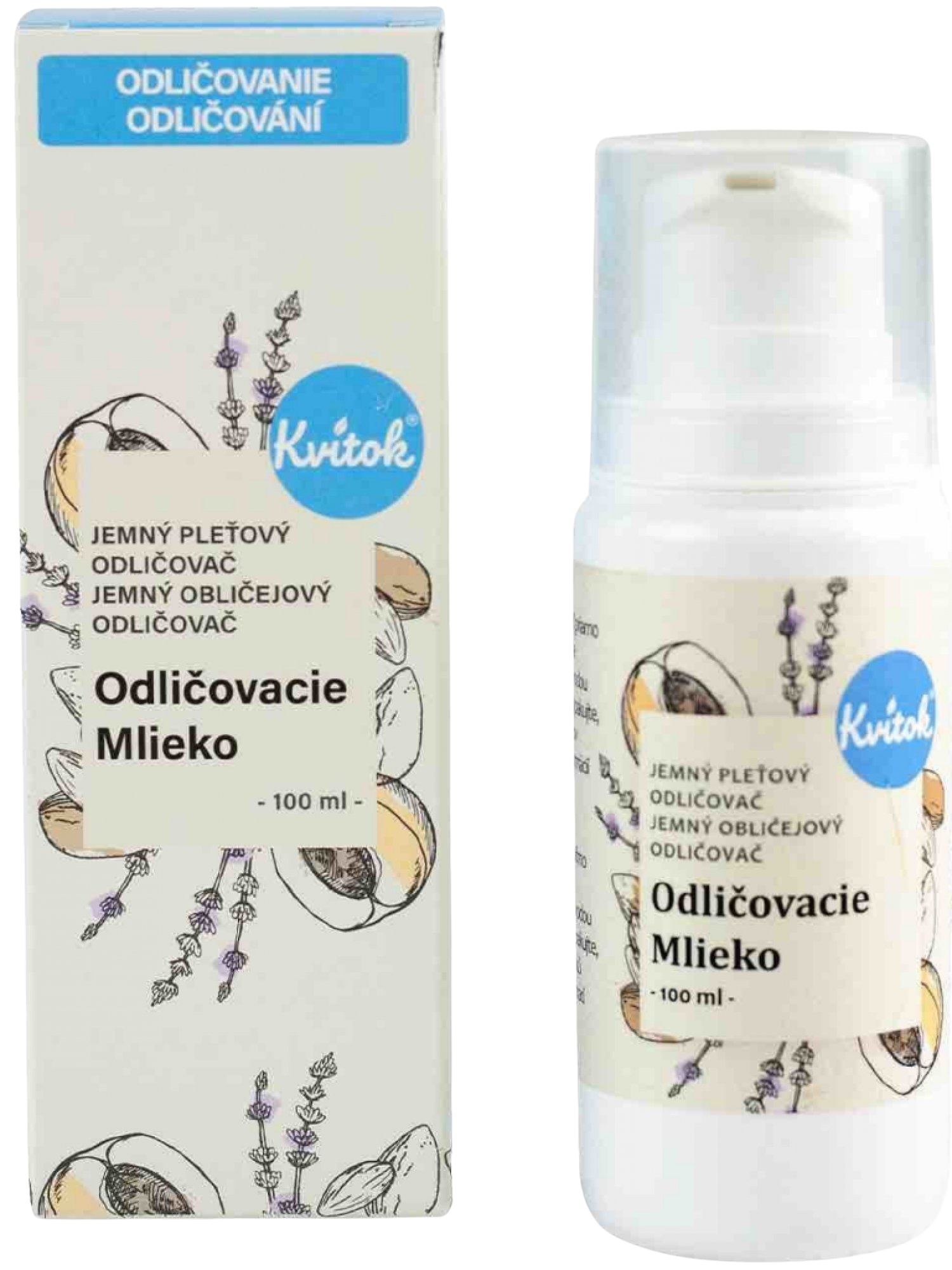 KVITOK Odličovacie Mlieko 100 ml