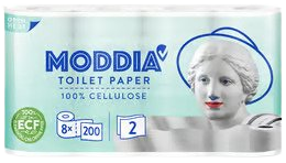 MODDIA Toaletní papír 2vrstvý 8 ks