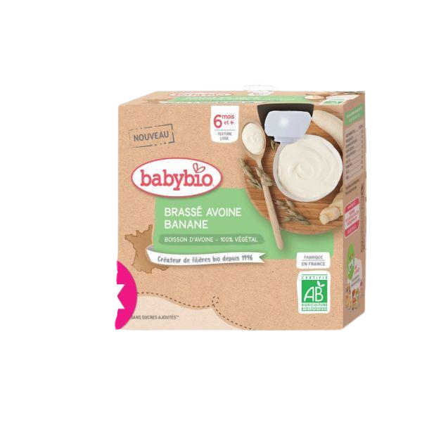 BABYBIO ovsená kaša s banánom 4 x 85 g