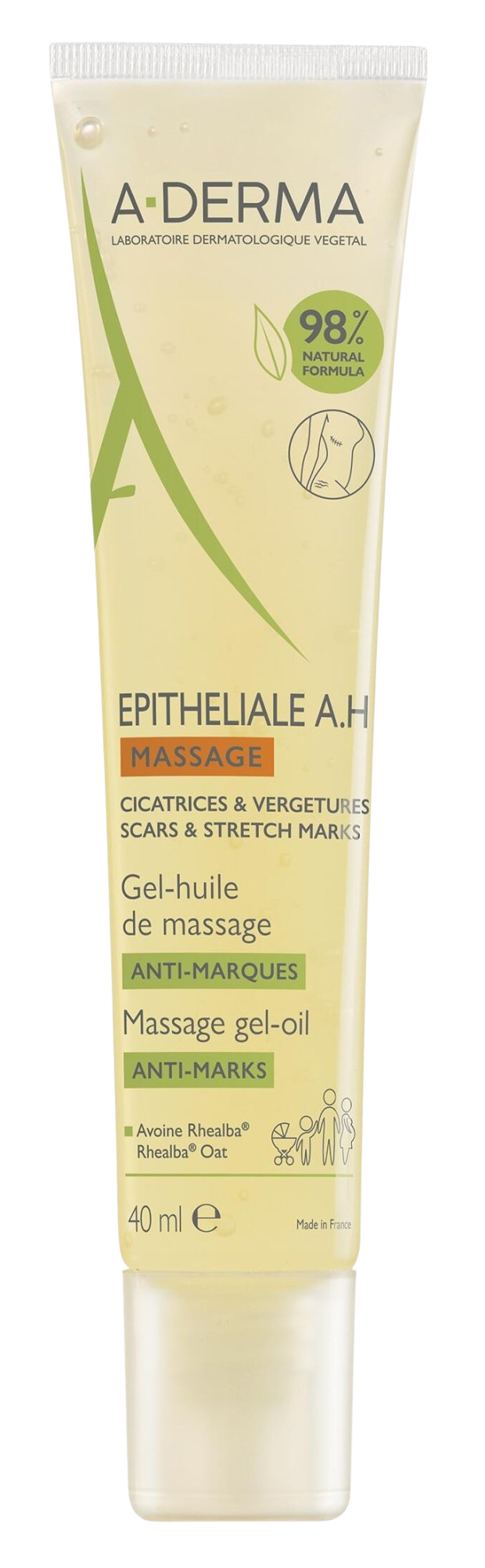 A-DERMA Epitheliale A.H DUO Masážní gel-olej 40 ml