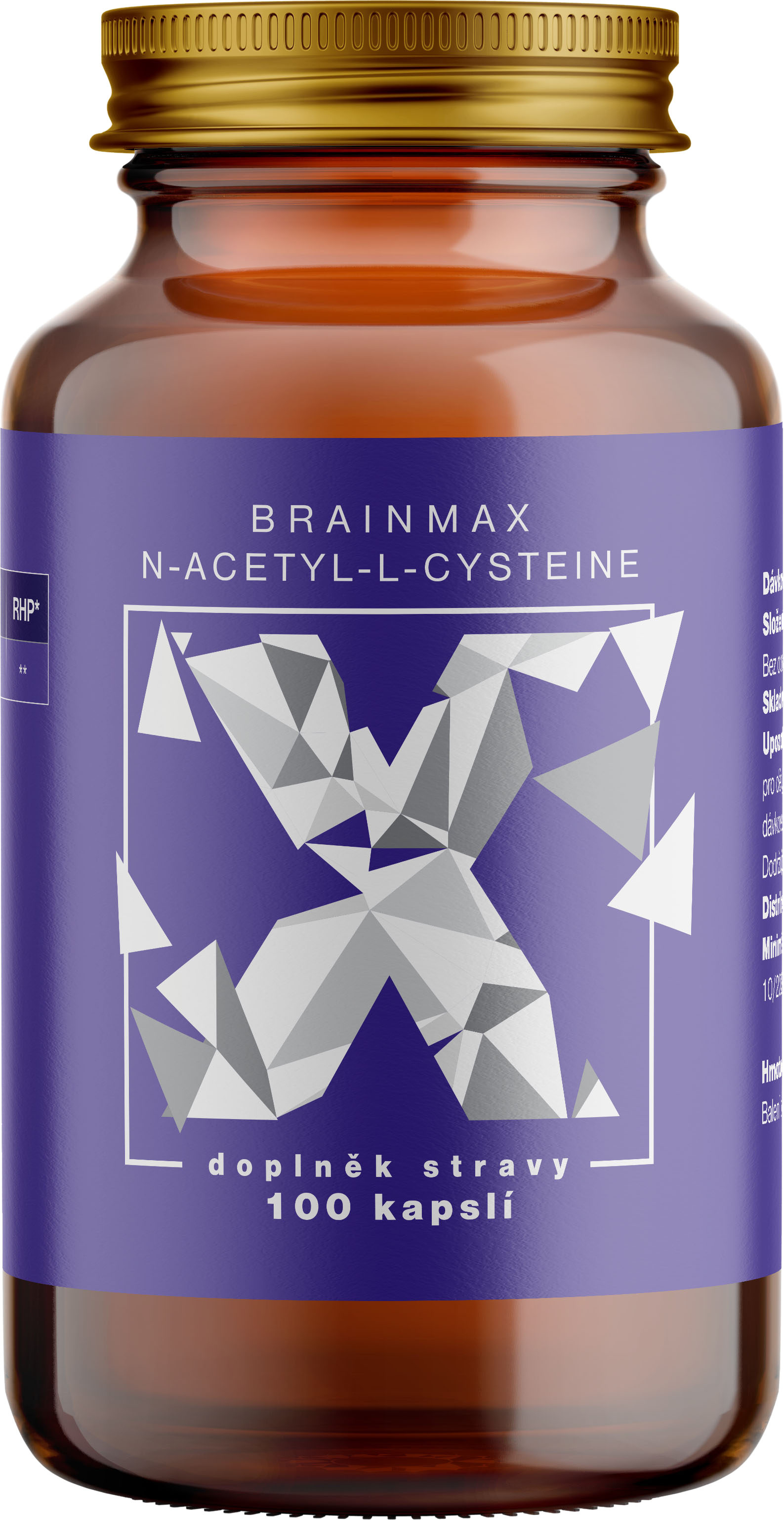 BRAINMAX N-Acetyl-L-Cysteine 100 kapslí
