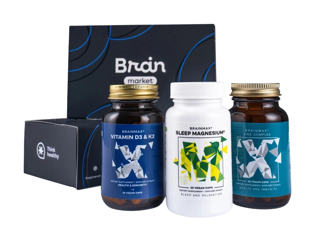 BRAINMAX Vánoční sada Starter Pack 3 x 50 kapslí