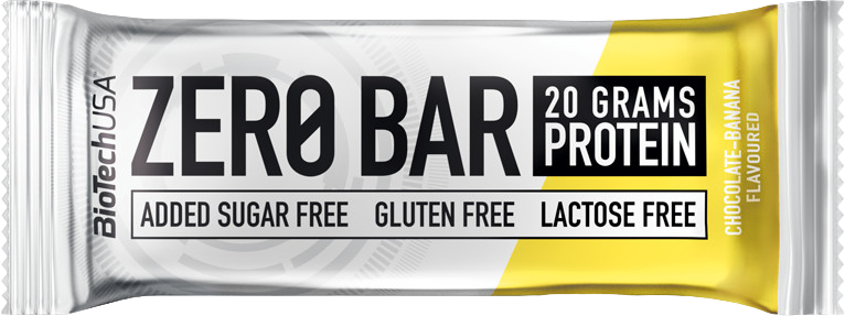 BioTechUSA Zero Bar Protein proteínová tyčinka príchuť Chocolate & Banana 50 g