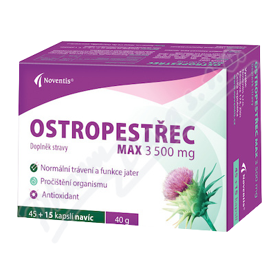 NOVENTIS Pestrec Max 60 kapsúl