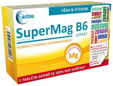 Astina SuperMag B6 CITRÁT, 30 ks