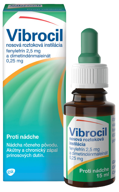 VIBROCIL nosné kvapky na alergickú nádchu 15 ml