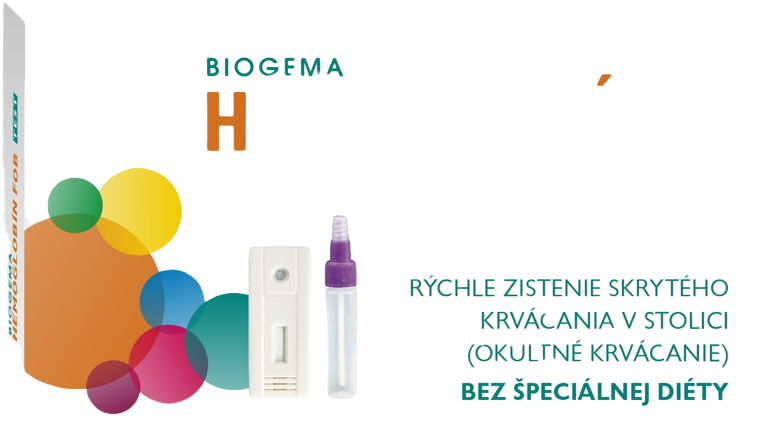 BIOGEMA Hemoglobín test na okultné krvácanie kúpite na Pilulka.sk