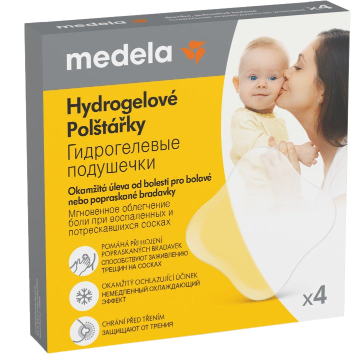MEDELA Hydrogélové vankúšiky 4 kusy