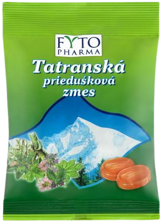 Fytopharma Cukríky tatranská priedušková zmes 60 g