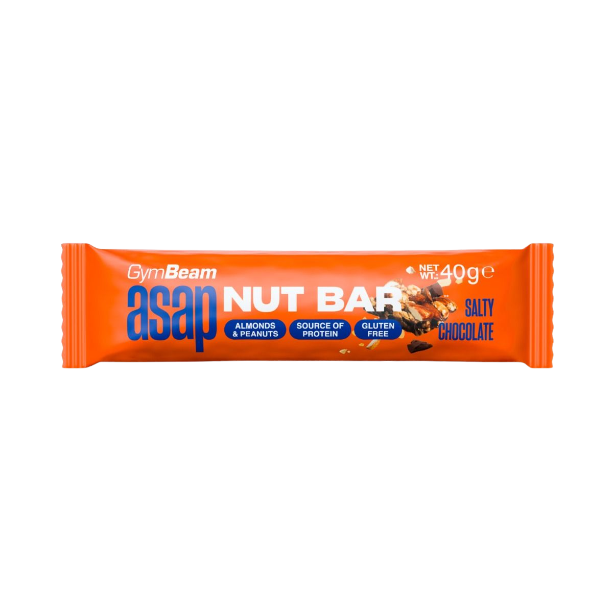 GYMBEAM ASAP Nut Bar - slaná čokoláda 40 g