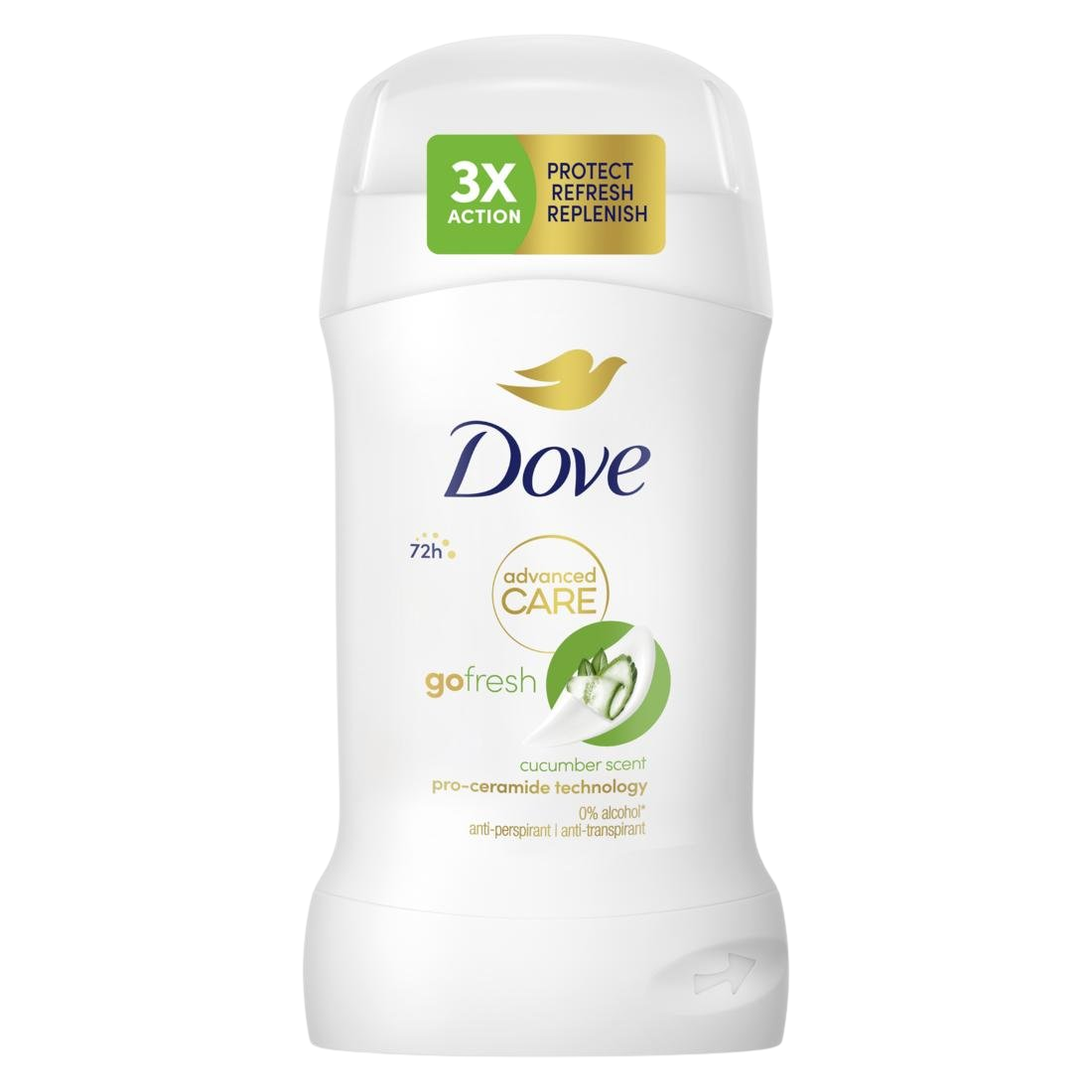 DOVE Advanced Care Cucumber&Green Tea tuhý antiperspirant 50 ml