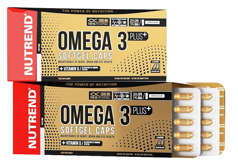 NUTREND Omega 3 Plus Softgel Caps 120 kapsúl