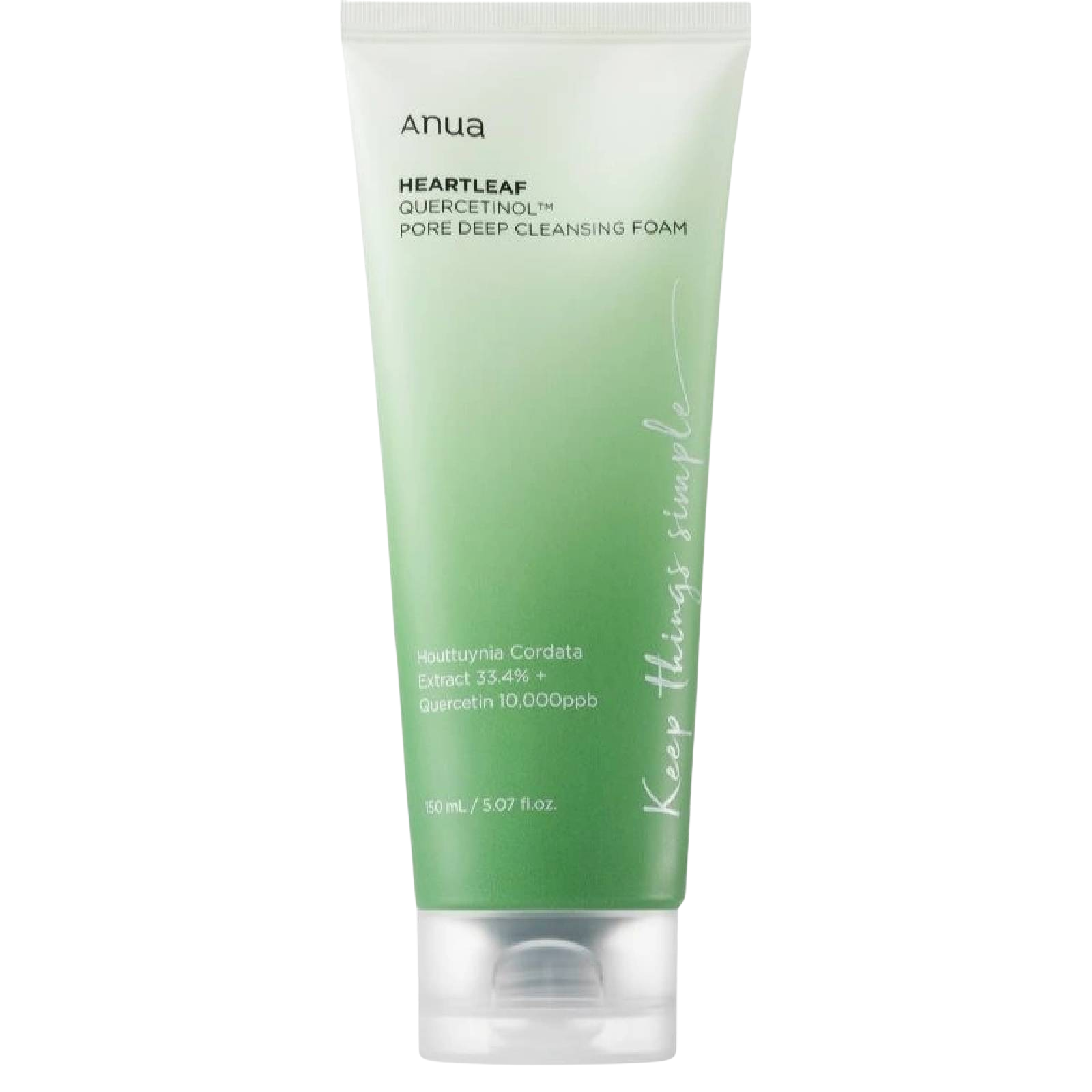 Anua Heartleaf Quercetinol Pore Deep Cleansing Foam čisticí pěna 150 ml