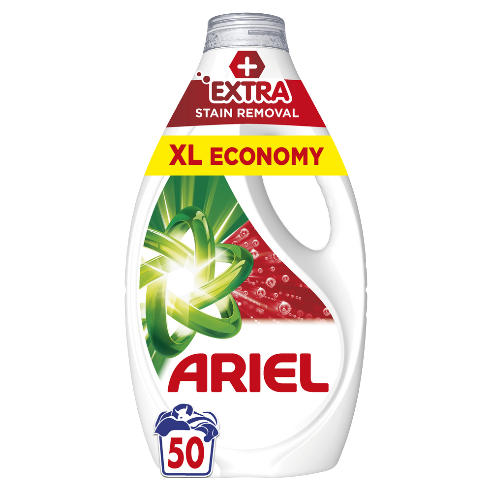 ARIEL Tekutý prací prostředek, extra stain removal, 50 dávek 2.25 l