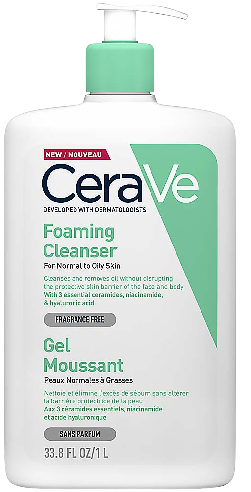 CeraVe Čistiaci penivý gél 1L kúpite na Pilulka.sk