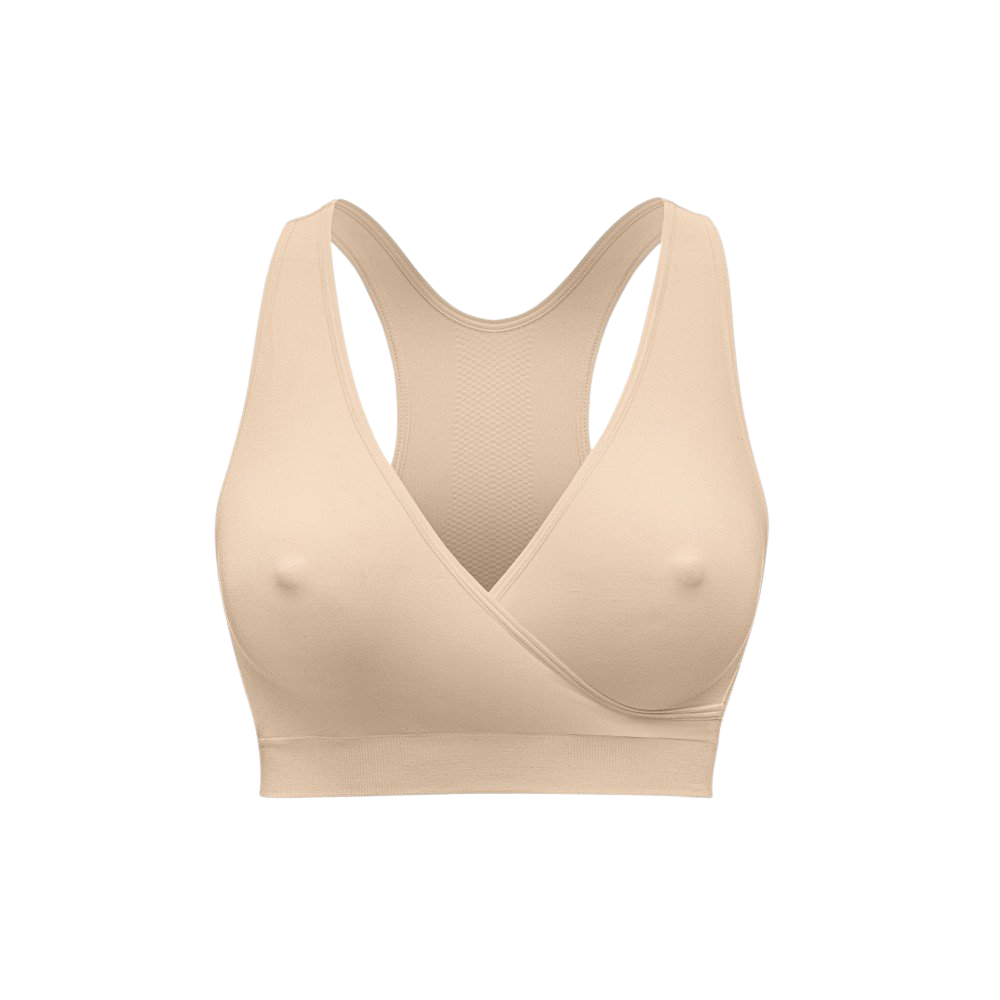 MEDELA Nočná tehotenská a dojčiaca podprsenka Keep Cool™ S béžová 1 ks