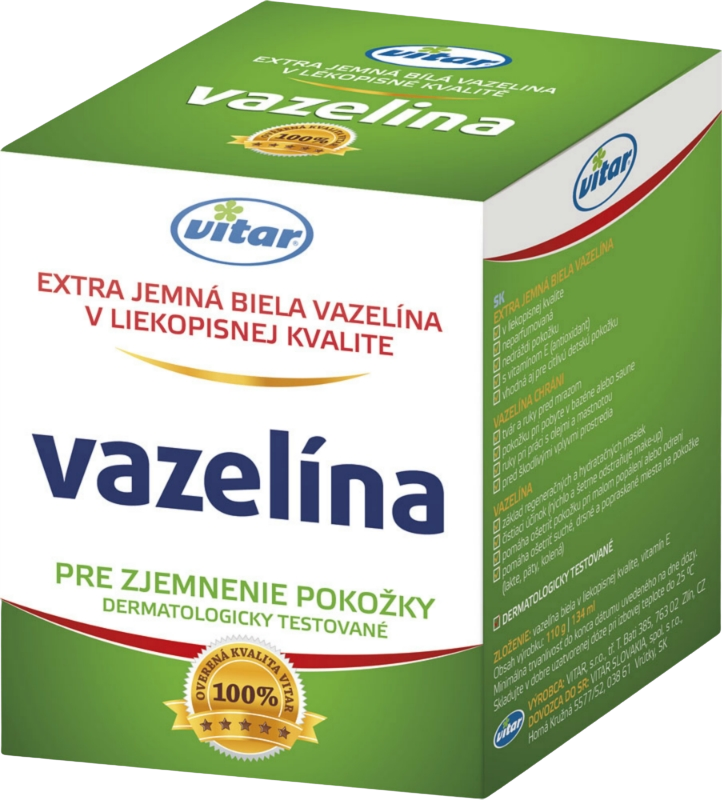 VITAR Vazelína biela lekárska 400 g