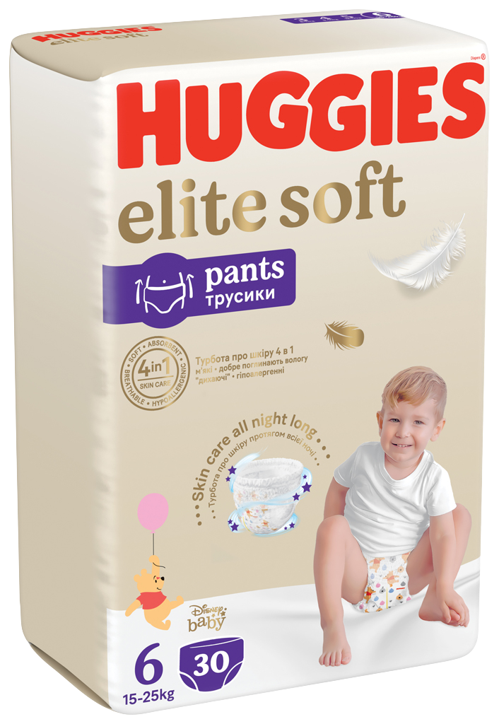HUGGIES Detské plienky Extra Care Pants 6 veľkosť 15-25 kg 30 kusov