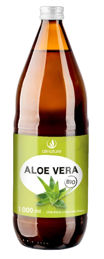 Allnature Aloe vera BIO 100 % šťava v BIO kvalite 1000 ml kúpite na Pilulka.sk