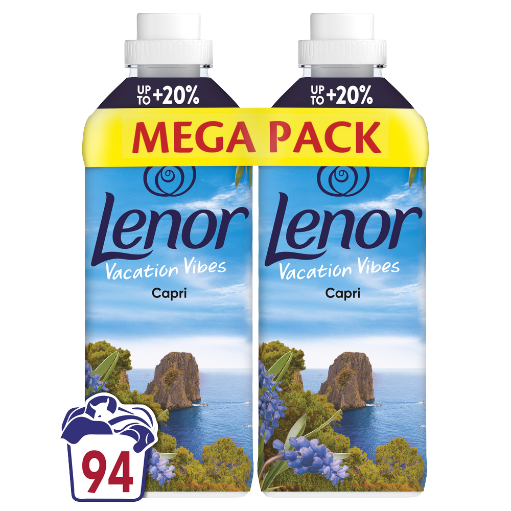 LENOR Aviváž, Capri, 94 praní, 2 x 987 ml