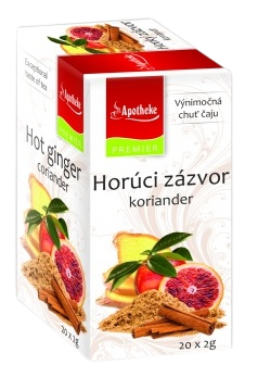 APOTHEKE Horúci zázvor a koriander čaj 20x2g