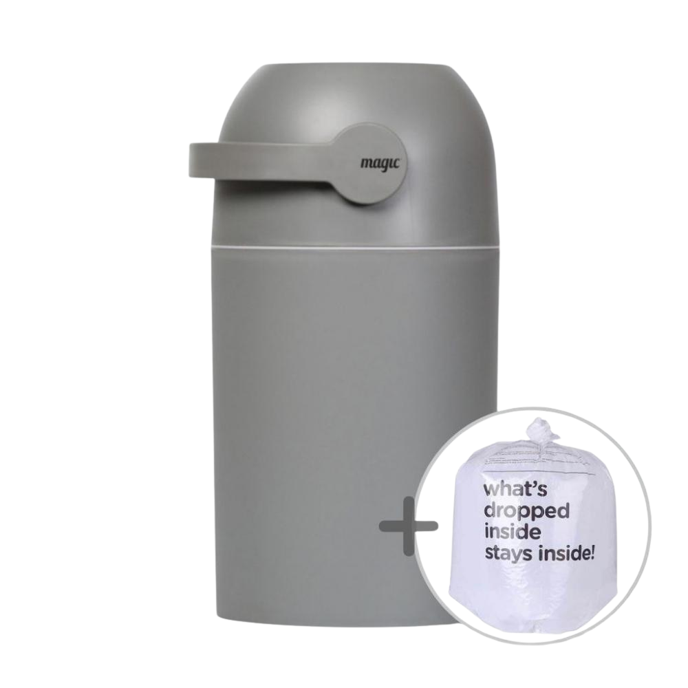 MAGIC Plienkový systém, kapacita 25ks použitých plienok, tmavá šedá