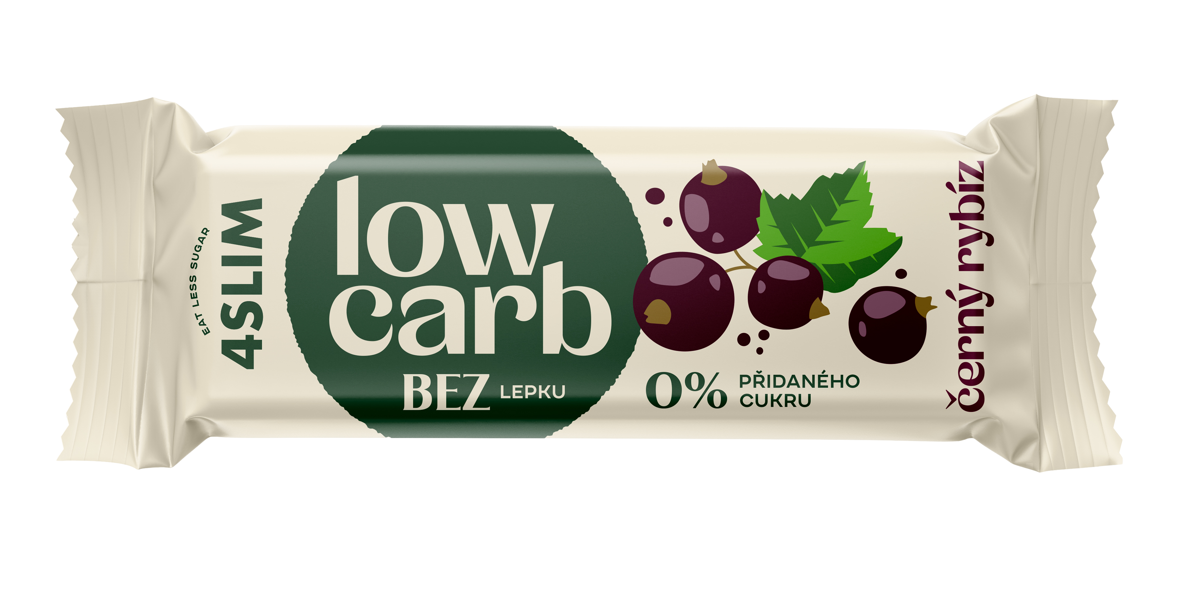 Fotografie 4SLIM LOW CARB černý rybíz 35 g