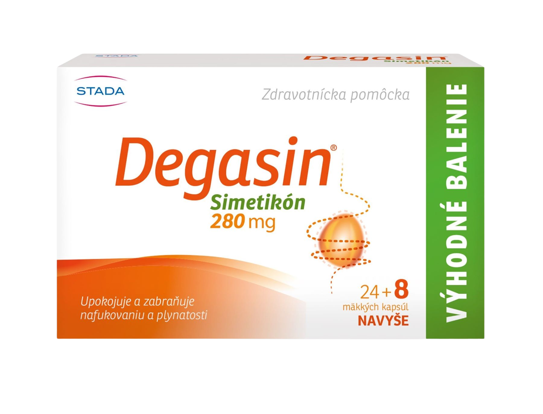 Degasin 280mg mol Promo 2021 32 kapsúl