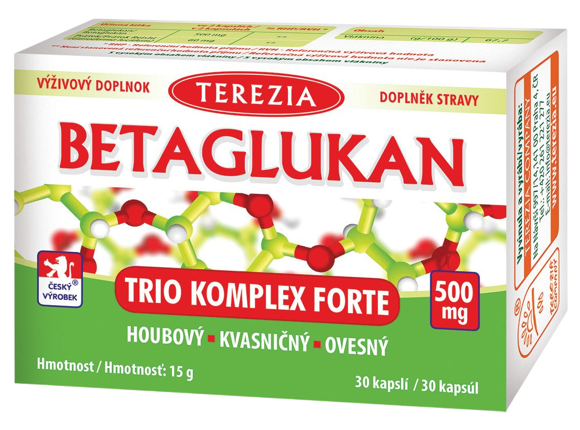 TEREZIA Betaglukan Trio Komplex Forte 30 kapsúl kúpite na Pilulka.sk