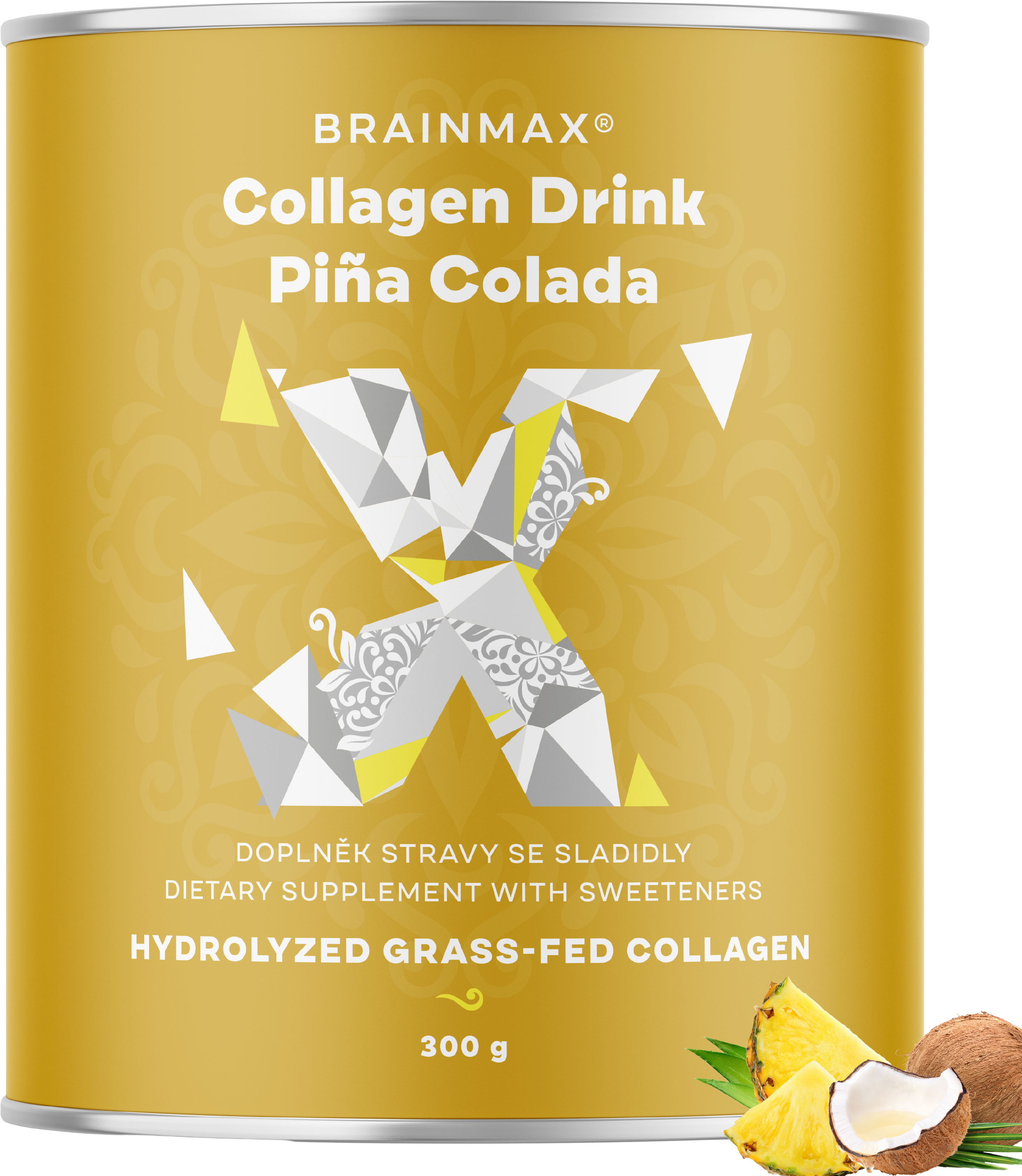 Fotografie BRAINMAX Kolagen nápoj, piña colada 300 g
