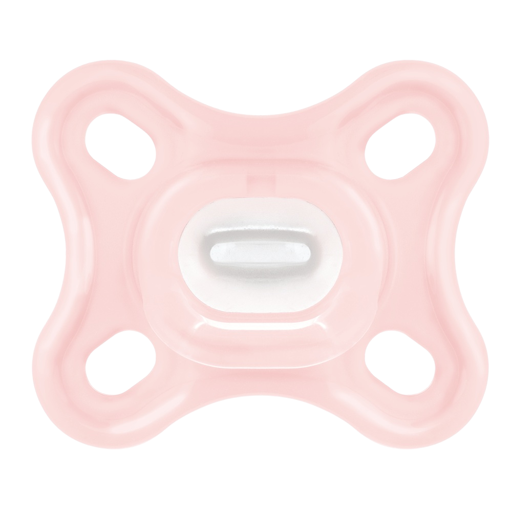 MAM Dudlík COMFORT 0-3, box růžový