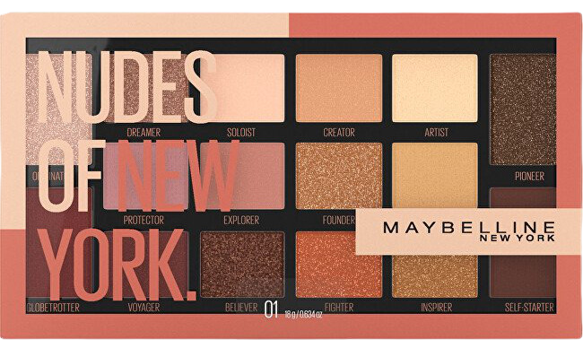 MAYBELLINE NEW YORK NEW YORK City Mini Palette 430 Downtown Sunrise paletka očných tieňov 18 g