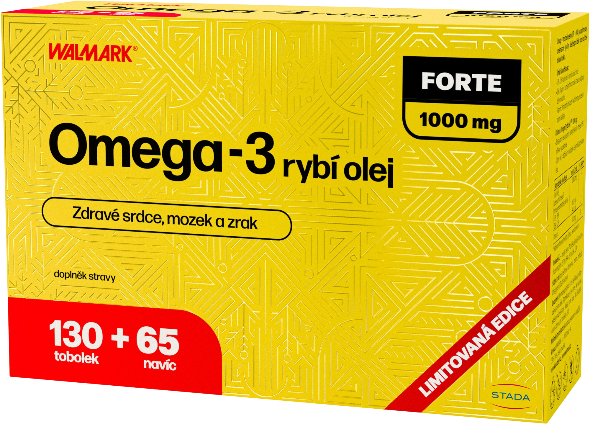 WALMARK Omega 3 Forte 195 měkkých tobolek
