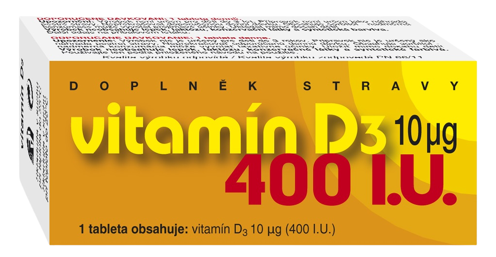 NATURVITA VITAMÍN D3 10 μg 90 tabliet kúpite na Pilulka.sk