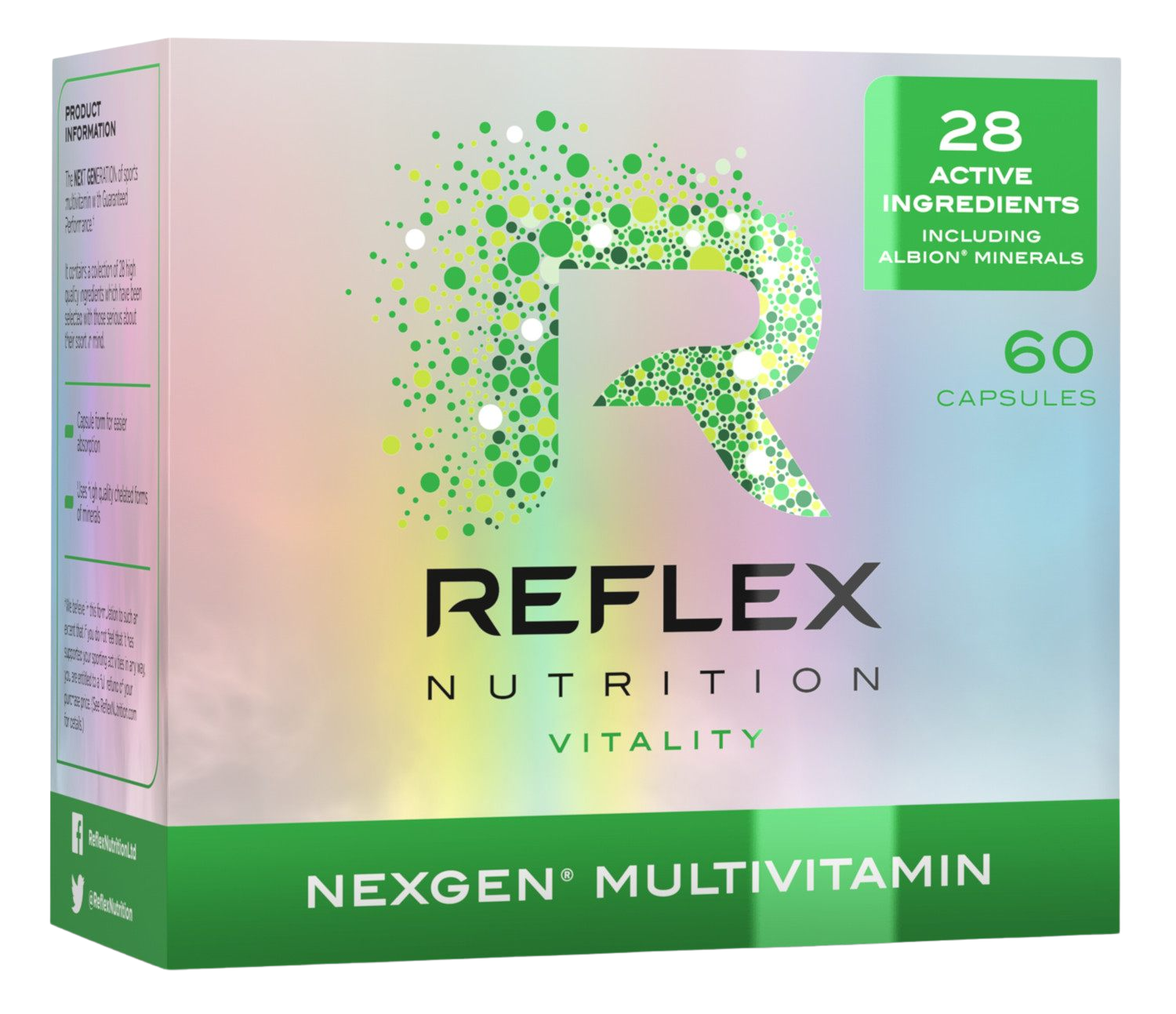 Reflex Nutrition Nexgen® Multivitamin kapsuly s multivitamínovým komplexom 60 cps